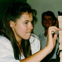 AUS NT AliceSprings 1992 CycadApt TacoParty Jenga 003 : 1992, 8 Cycad Place, Alice Springs, Australia, NT, Parties, Taco's & Twister